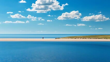 Serene Ocean Vistas. A Tranquil Coastal Journey