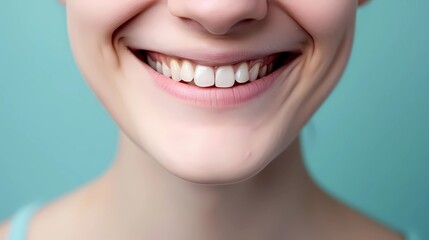 Obraz premium close up of a woman smiling