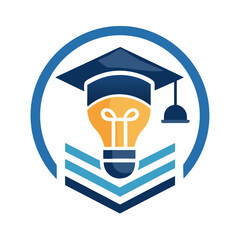 educational logo vector icon 