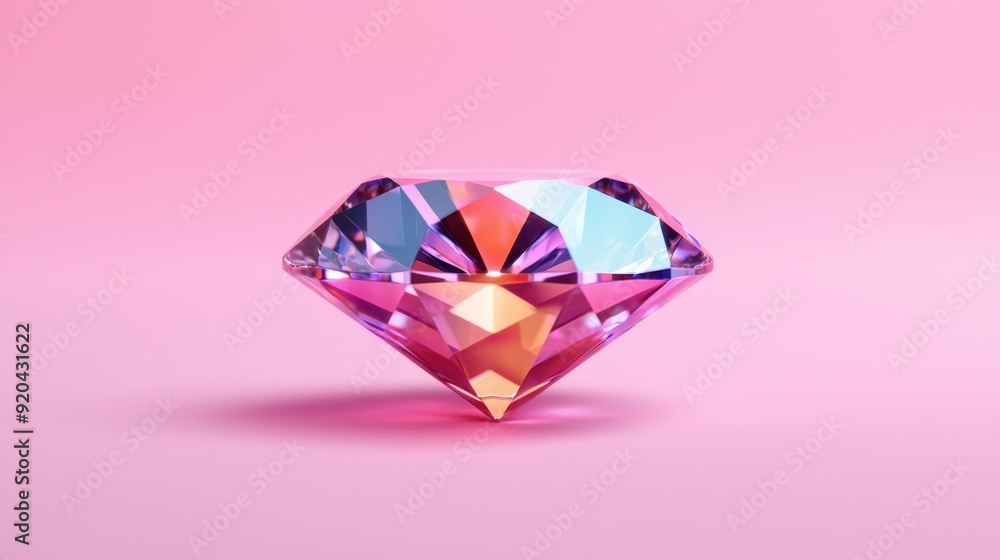 Poster futuristic advanced diamond virtual avatar concept with copy space for text in 8k high detail resolu