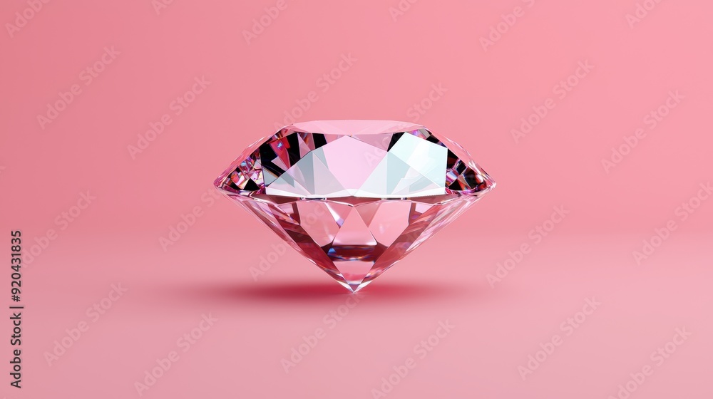 Poster cutting-edge personalization platform with diamond-inspired interactive customization and copy space