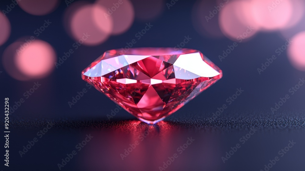 Aufkleber futuristic diamond point-of-sale system with holographic interface in ultra high definition 8k resol