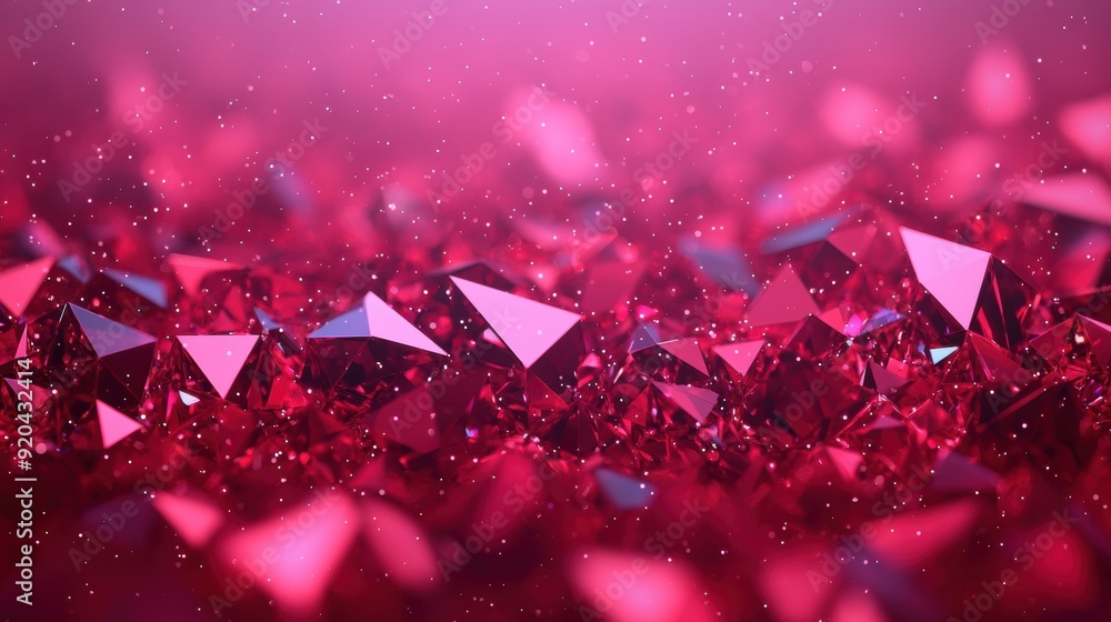 Poster futuristic retail analytics gemstone graphics in ultra high detail with copy space for text