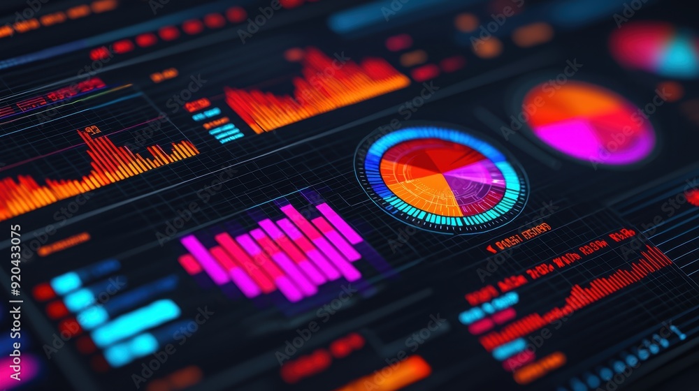 Aufkleber futuristic holographic public service dashboard with diamond visuals for innovative design concepts 
