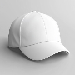 Fototapeta premium Blank cap mockup on blank background. Cap mockup.