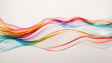 abstract colorful wave background