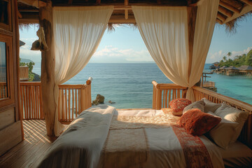 Beach villa interior