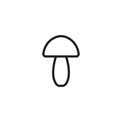 Mushroom icon illustration isolated vector sign symbol
