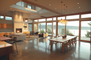 Modern house interior