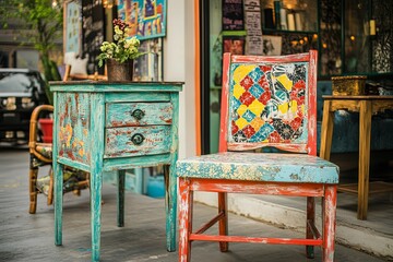 Fototapeta premium Upcycled Furniture Art