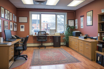 Office interior view
