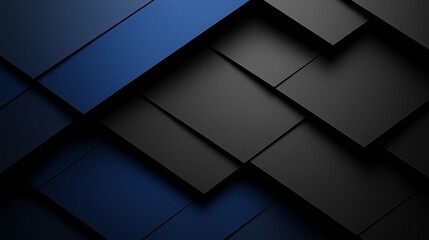 Fototapeta premium Blue and black minimalistic background
