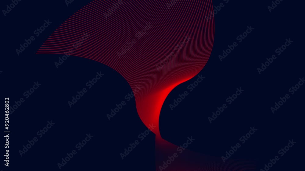 Poster abstract spiral geometric lines. rotation swirl lines animation.