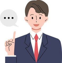 직장인(남성) 일러스트