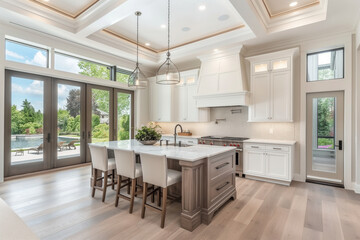 White kitchen interior