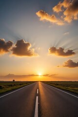 Fototapeta premium the sun is setting