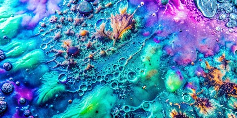 Fototapeta premium bacterium, virus, covid, medical, mandala, micro, macro, pattern, seamless, wallpaper, flower, vector, floral, design, texture, illustration, ornament, art, circle, decor, decoration, vintage, textile