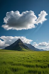 Fototapeta premium a field of green