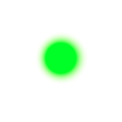 Green Glow Circle. Light glowing effect