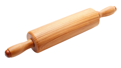 rolling pin isolated on white