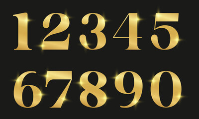 Isolated set of gold numbers