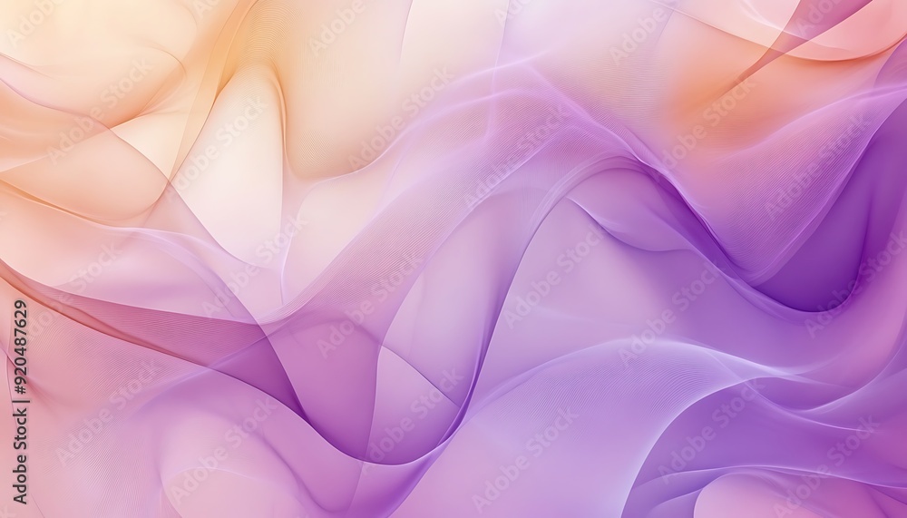 Poster lilac and peach fuzz calming seamless abstract background