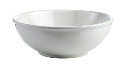 white bowl isolated on white