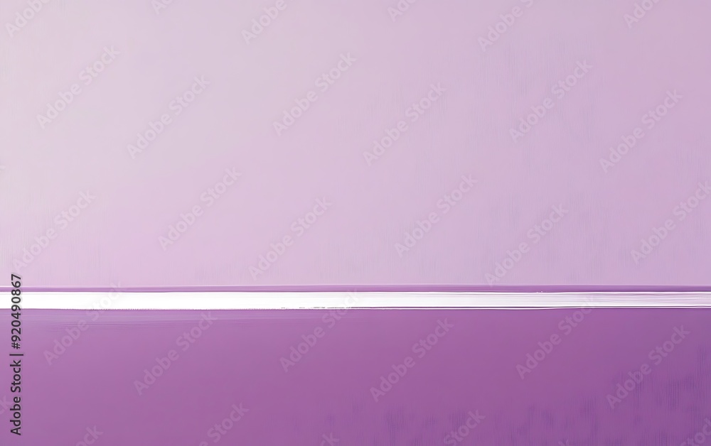 Poster solid lilac background with horizontal white line design