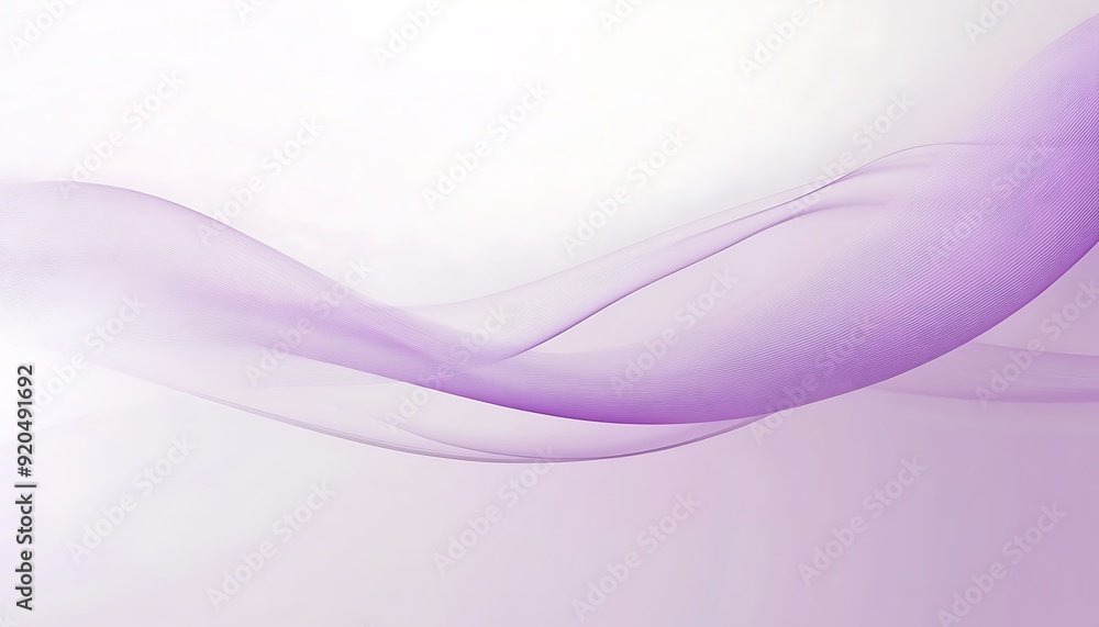 Poster elegant lilac gradient with simple curved center line