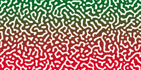 Abstract Turing organic wallpaper with background. Turing reaction diffusion monochrome seamless pattern with chaotic motion. Natural seamless line pattern. Linear design with biological shapes.