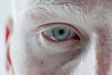 Fototapeta premium ai generative albino man face