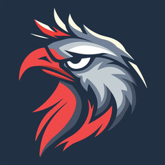 Sports mascot logo vector illustration