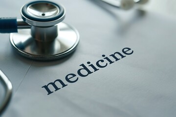 ai generative tablets and paper with medicine written on it