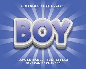 Editable text effect kids arena 3D text effect with orange background