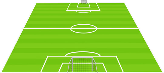 Terrain de football e perspective  © guitou60