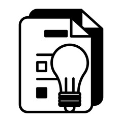 Idea Report Solid Black