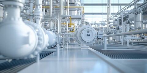 building piping systems. Hand edited generative AI. 