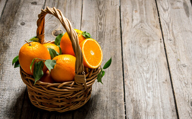 Beautiful oranges in various forms generative ai illustration	
