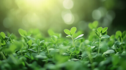 Green nature background for graphic design or wallpaper.
