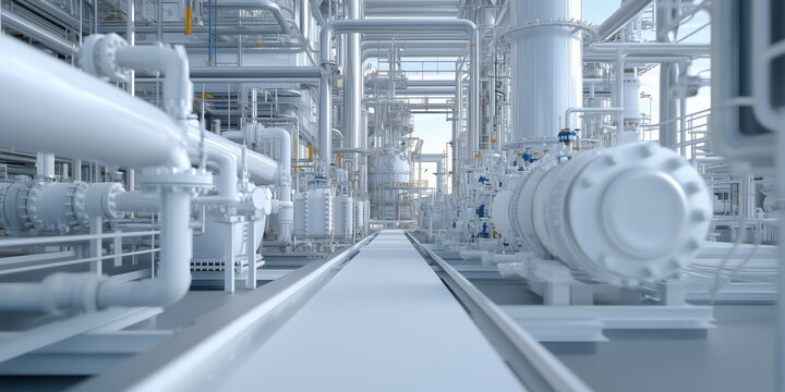 building piping systems. Hand edited generative AI. 