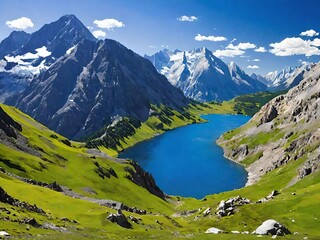 Lake in the mountains