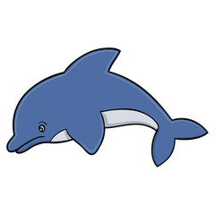 dolphin vector illustration