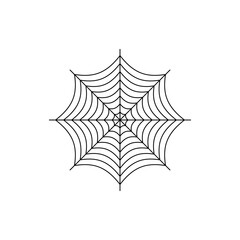 Halloween Spider Web Vector Design