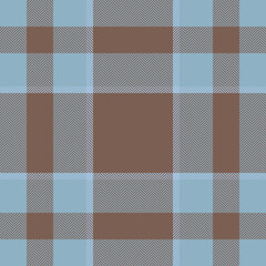 Plaid check pattern. Seamless fabric texture. Tartan textile print.