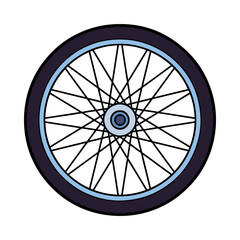 bicycle tire vector illustration