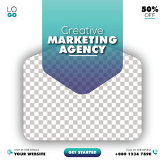 Marketing agency post template