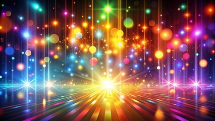 Fototapeta premium Abstract colorful lights background with glowing patterns , abstract, lights, background, vibrant, colorful, glow, pattern