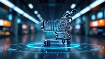 Smart Shopping Cart on Futuristic Interface for Online Retail