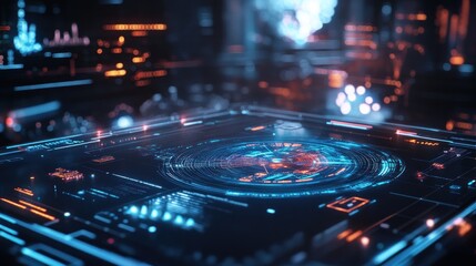 Futuristic Technology Interface