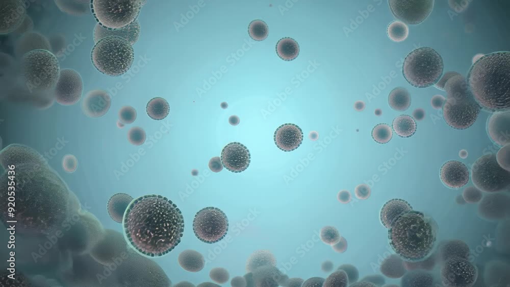 Poster swarm of leukocyte probes navigating through a fluid environment
